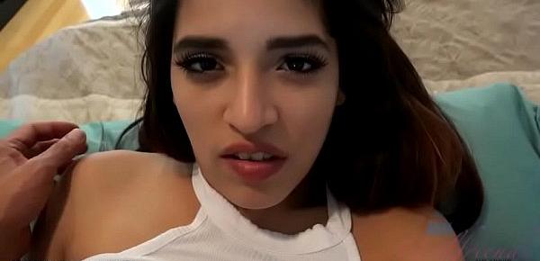  Gabriela Lopez enjoys your warm cum on her tits (POV Style)